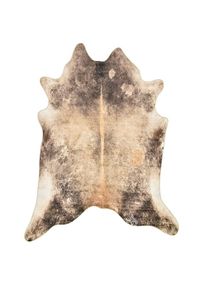 Fellteppich »Emilia« fellförmig 3 mm Höhe Kunstfell, bedruckt, Kuhfell-Optik, ideal im Wohnzimmer & Schlafzimmer , braun , Gino Falcone ,...