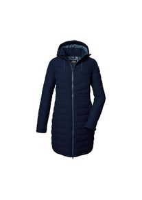 Killtec , Steppmantel »KOW 96 WMN QLTD CT«, Langer Damenmantel, atmungsaktiv, winddicht, wasserabweisend, recycelt , blau , 48 , Damen...