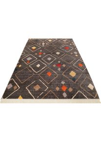 Teppich »Mont Royal« rechteckig 8 mm Höhe Wohnzimmer , grau , Wecon Home , Obermaterial: 100% Polyester