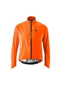 Gonso , Fahrradjacke »SAVE JACKET ROAD M« Herren Radjacke, wasserdichte Rennrad-Regenjacke mit Rückentasche , orange , XL , Enganliegende Passform