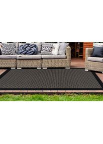 Teppich »Vidal« rechteckig 5 mm Höhe In- und Outdoor geeignet, Wohnzimmer , grau , my home , Obermaterial: 100% Polypropylen