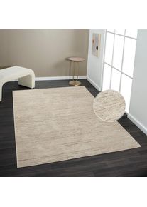 my home, my home Teppich &raquo;Gael&laquo; rechteckig 9 mm H&ouml;he dezenter Glanz, Schrumpf-Garn-Effekt, im Vintage-Look, dichte Qualit&auml;t, braun, Kunstfaser, 9 mm