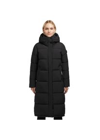 Khujo, Unisex, Khujo Steppmantel &raquo;TIONE&laquo; W&auml;rmende und pflegeleichte Steppqualit&auml;t, schwarz, M (38), Langer Puffermantel TIONE von Khujo
