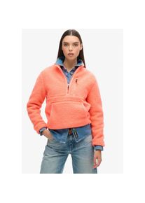 Superdry , Fleecepullover »OUTDOOR HALF ZIP FLEECE« , rot , M , Outdoor Fleeceshirt von Superdry
