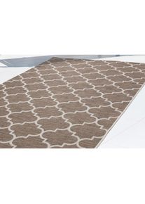 Teppich »Valon« rechteckig 7 mm Höhe Indoor und Outdoor geeignet, Wohnzimmer , beige , my home , Obermaterial: 100% Polypropylen