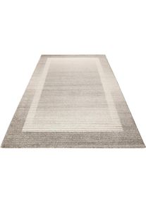 Teppich »Velvet Flow« rechteckig 13 mm Höhe Kurzflor, Wohnzimmer , grau , Wecon Home , Obermaterial: 70% Polypropylen, 30% Polyester