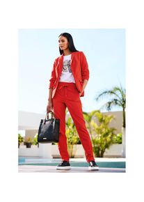Heine, Unisex, Heine Hosenanzug, rot, 44, Normalgr&ouml;ssen, bewegungselastische Stretch-Qualit&auml;t