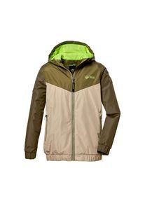 Killtec , Outdoorjacke »KOS 288 BYS JCKT« , beige , 164 , Jungen Funktionsjacke in Colourblock Design