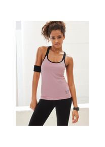 Vivance active , Funktionstop, mit gekreuzten elastischen Trägern , rosa , XS (32/34) , Funktionstop mit Trägern