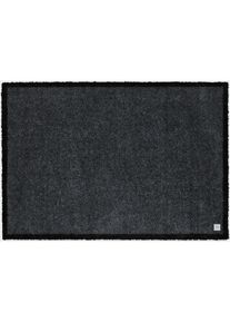 Fussmatte »Touch, Made in Belgium«, rechteckig, 10 mm Höhe, Schmutzfangmatte, In- und Outdoor geeignet, waschbar , blau , barbara becker
