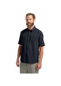 Jack Wolfskin, Herren, Funktionshemd »SIERRA CANYON SS SHIRT M«, schwarz, navy, XXL (58), Normalgrössen, Leichtes Kurzarmhemd