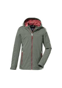 Killtec , Outdoorjacke »KOS 56 GRLS JCKT« , grün , 164 , Funktionsjacke mit regulierbarer Kapuze