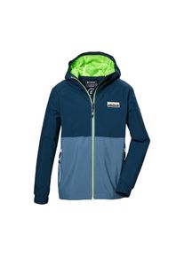 Killtec , Funktionsjacke »KOS 141 BYS JCKT«, Wasserdichte Kinderjacke, Colourblock, reflektierend , blau , 128 , Funktionsjacke für Kids mit...