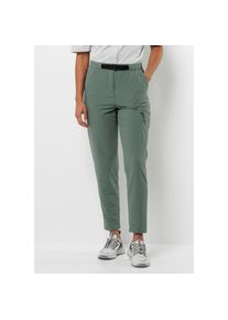 Jack Wolfskin, Unisex, Trekkinghose »WANDERMOOD PANTS W«, hedge, grün, 36, Normalgrössen, 2 Hüfttaschen, Beintasche