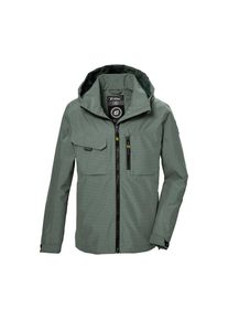 Killtec , Funktionsjacke »KOS 140 BYS JCKT«, Wasserdichte Jacke mit verstellbarer Kapuze, PFAS-frei imprägniert , grün , 176 , Kinder...