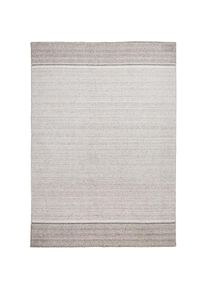 Theko, Theko Teppich »Alaska« rechteckig 7 mm Höhe handgewebt, meliert, Wendeteppich, ideal im Wohnzimmer & Schlafzimmer, braun, Viskose, 7 mm