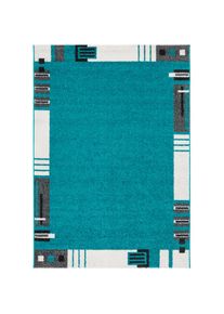 Teppich », LAGERRÄUMUNG!« rechteckig Sonderposten, moderne Designs, verschiedene Qualitäten & Höhen , blau , ANDIAMO , Obermaterial: 100% Polypropylen