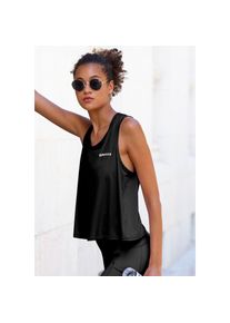 Copenhagen Studios , Funktionstop mit Cut-Outs im Rücken , schwarz , XL (48/50) , Funktionstop mit tief ausgeschnittenen Armlöchern