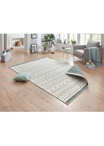 Teppich »Kuba Wendeteppich« rechteckig 5 mm Höhe In-& Outdoor, Wetterfest, Balkon, Läufer, Wohnzimmer, Wasserfest , grün , Hanse Home ,...