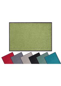 Fussmatte »Clean & Walk« rechteckig 7 mm Höhe Schmutzfangmatte, Türmatte, In- und Outdoor, Teppich, Läufer, waschbar , grün , my home ,...