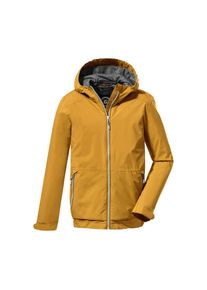 Killtec , Outdoorjacke »KOS 74 BYS JCKT« , gelb , 164 , Outdoorjacke mit Kapuze