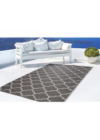 Teppich »Valon« rechteckig 7 mm Höhe Indoor und Outdoor geeignet, Wohnzimmer , grau , my home , Obermaterial: 100% Polypropylen