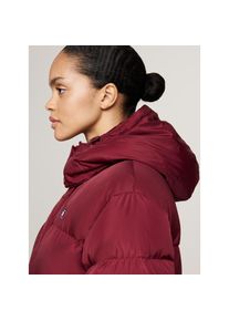 Tommy Jeans Curve, Unisex, Steppmantel &raquo;TJW ALASKA LONG PUFFER EXT&laquo; in Grossen Gr&ouml;ssen, deep rouge, XXL (44), Puffermantel von Tommy Jeans Curve