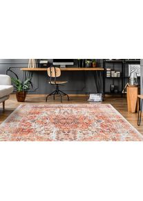 Teppich »Galaxy 1000« rechteckig 6 mm Höhe Wohnzimmer , orange , Arte Espina , Obermaterial: 100% Polyester