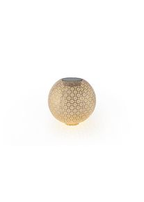 LED Gartenleuchte »Ball Solar Antic 30 cm Platin« , gelb , STT