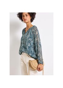 Street One , Langarmbluse, mit grafischem Muster , Chiffon Snake Print Bluse von Street One
