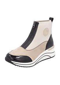 Remonte Stiefelette Damen, beige / ecru / schwarz, Gr&ouml;&szlig;e 38