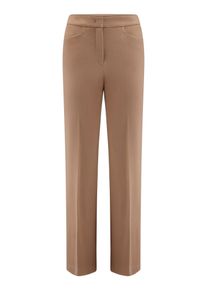 Peter Hahn - Knöchellange Straight Fit-Hose, braun, Gr. 20, Viskose