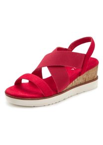 Lascana Witt Damen Sandalette, rot, Gr&ouml;&szlig;e 39, 100% Textil