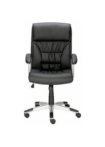 Inosign , Bürostuhl »Flori«, Kunstleder, mit Lendenwirbelunterstützung & Wippfunktion, ergonomischer Chefsessel , schwarz , Die Sitzfläche des...
