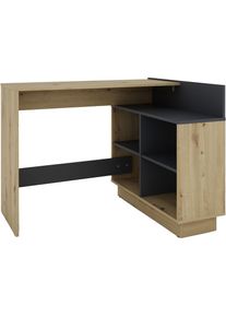 ByLiving , Eckschreibtisch »Bern«, platzsparender Schreibtisch, rechts und links montierbar, 112x80cm. , Der kompakte Arbeitstisch aus stabiler FSC...