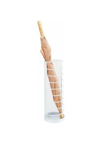 Schirmständer, Höhe 40,5 cm, rund, Ø 14 cm , weiss , zeller Present