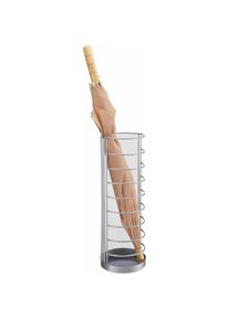 Schirmständer, Höhe 40,5 cm, rund, Ø 14 cm , grau , zeller Present