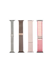 4smarts, Smartwatch-Armband &raquo;4er Set Omega L Apple Watch 42/44/46/49 mm&laquo;, mehrfarbig, Einheitsgr&ouml;&szlig;e, Smartwatch-Armband