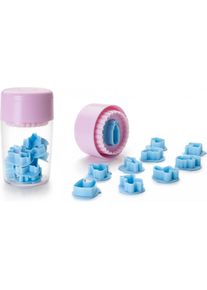 Ackerman Ausstechform»IbiliLinzerBaby10-teiligBaby« , blau