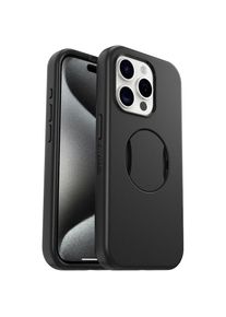 Otterbox , Smartphone-Hülle »OtterGrip Symmetry Series«, Apple iPhone 15 Pro Max, 17,02 cm (6,7 Zoll) , schwarz , Ausdrucksstarke Farben und...