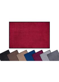 Fussmatte »Triton« rechteckig 7 mm Höhe Schmutzfangmatte, Türmatte, In- und Outdoor, Läufer, waschbar , rot , HANSE Home , Obermaterial: 100%...