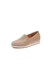 Gabor - Slipper, beige, Gr. 37, Orthop&auml;dische Einlagen, Leder