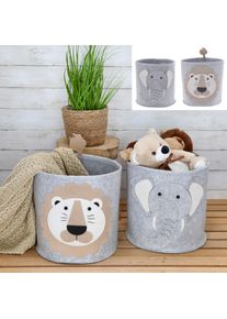 Cepewa Aufbewahrungskorb Tiere FILZ