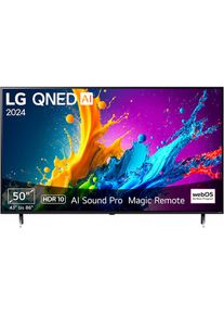 LG , QNED-Fernseher »50QNED80T6A«, 4K Ultra HD, Smart-TV , schwarz , Starker α5 Gen7 4K AI-Prozessor mit AI Sound Pro, AI Upscaling & Dynamic Tone...
