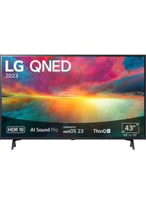 LG , QNED-Fernseher »43QNED756RA«, 4K Ultra HD, Smart-TV, QNED,α5 Gen6 4K AI-Prozessor,HDR10,HDMI 2.0,Single Triple Tuner , schwarz , Starker α5...