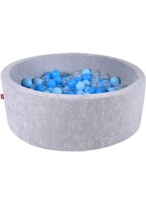 Bällebad »Soft, Grey«, mit 300 Bällen soft Blue/Blue/transparent; Made in Europe , pink , KNORRTOYS