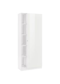 borchardt Möbel borchardt Möbel , Garderobenschrank »Dolly«, Höhe 185 cm , weiss , Gesamtmasse (B/T/H): ca. 76/35/185 cm