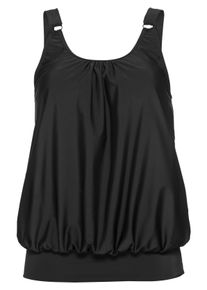 feel good Witt Damen Tankini-Oberteil mit Elastik-Bund, schwarz, Gr&ouml;&szlig;e 38C, 80% Polyamid, 20% Elasthan