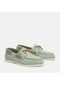 Timberland, Unisex, Bootsschuh &raquo;CLASSIC BOAT BOAT SHOE&laquo; Classic Bootsschuh aus Premium Leder, lt grn nubuck, 36, Klassischer Bootsschuh von Timberland