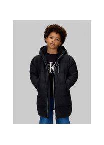 Calvin Klein Jeans , Kinder,Jugendliche , Parka »Essential Parka Puffer« mit Kapuze für Kinder bis 16 Jahre und mit Logopatch , schwarz , Jacke von...